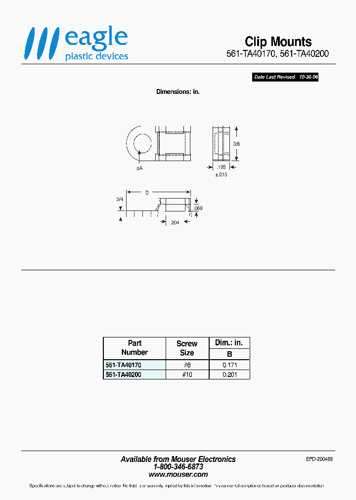 561-TA40170_9055522.PDF Datasheet