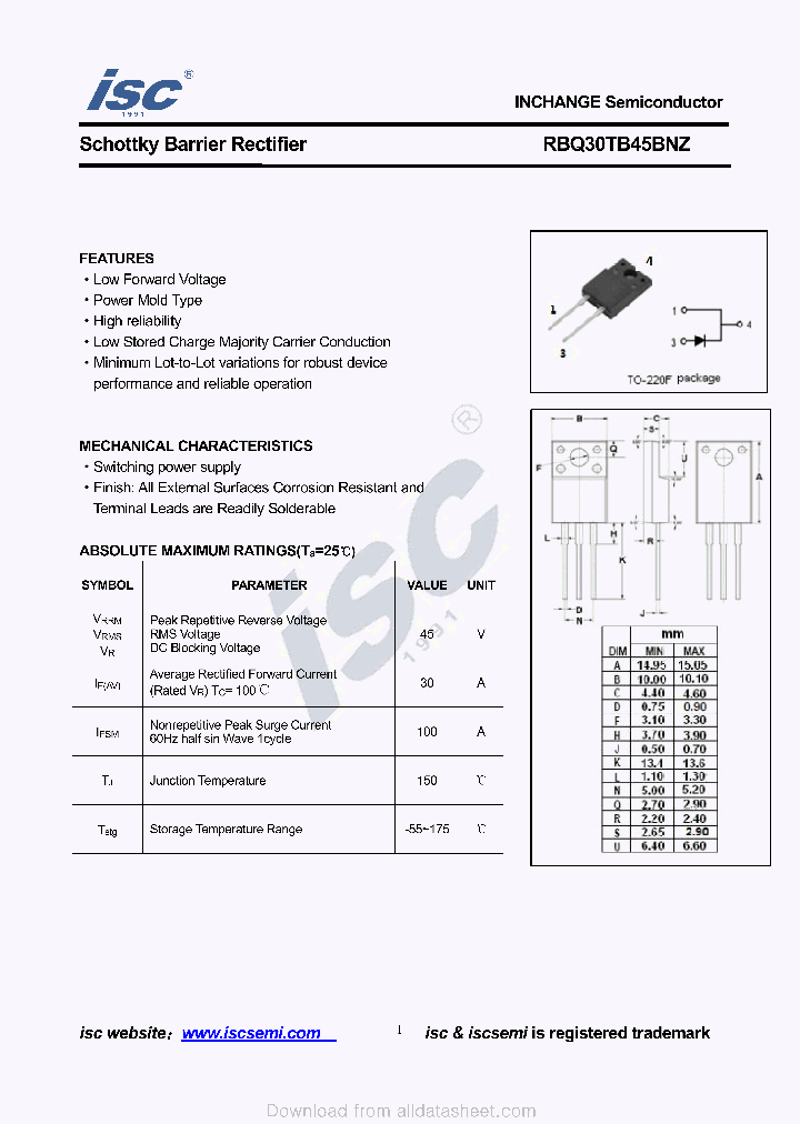 RBQ30TB45BNZ_9055986.PDF Datasheet