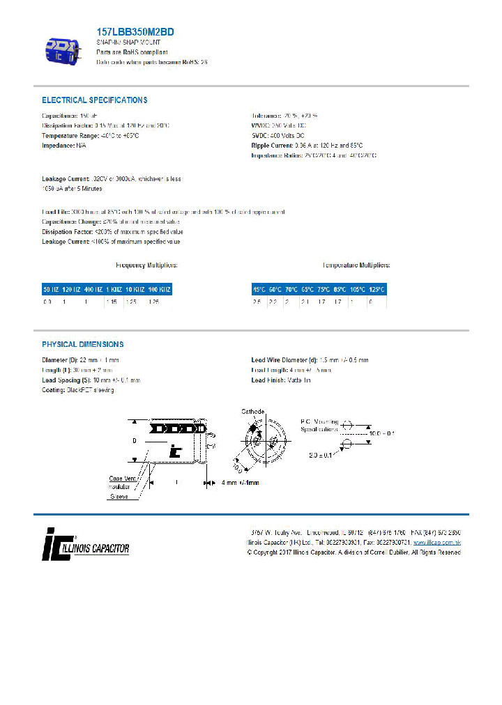 157LBB350M2BD_9056505.PDF Datasheet