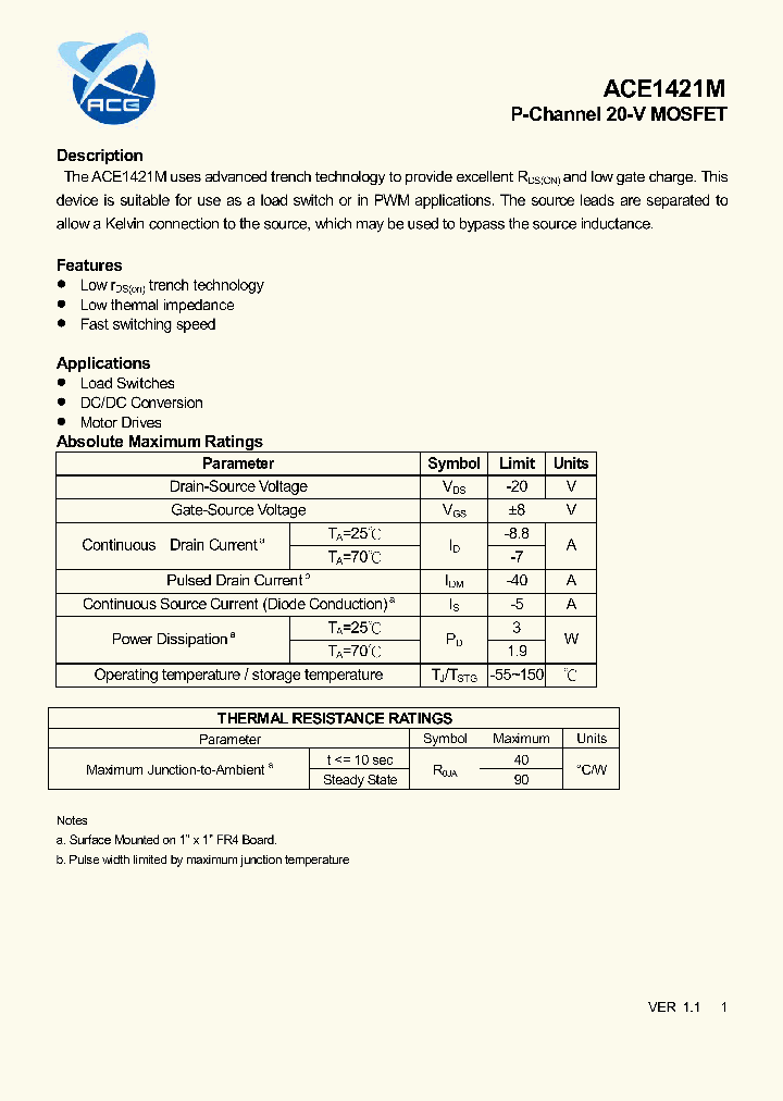 ACE1421M_9056909.PDF Datasheet