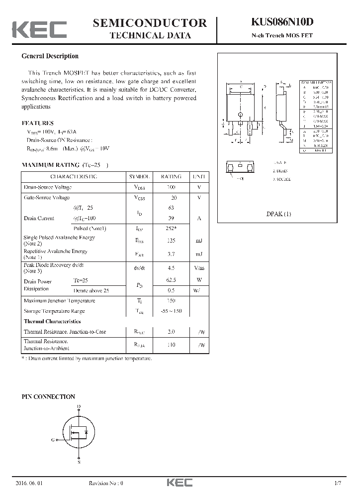 KUS086N10D_9057260.PDF Datasheet