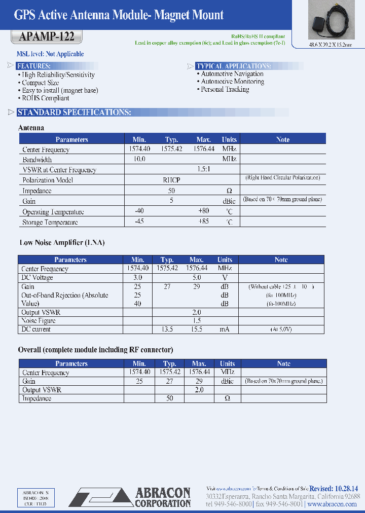 APAMP-122_9057895.PDF Datasheet