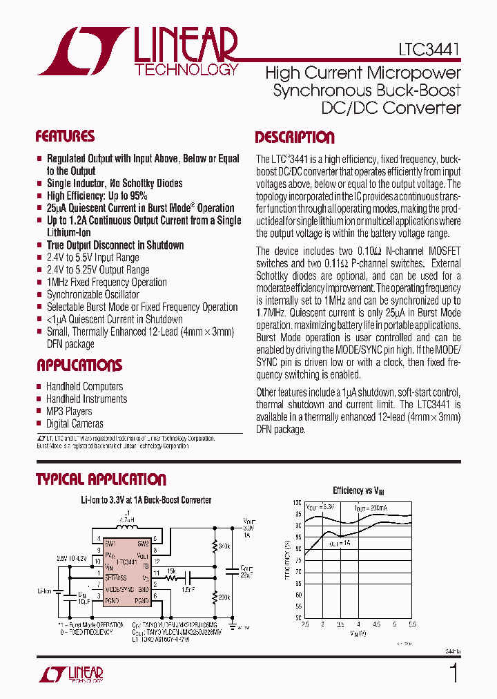 LTC3441_9057916.PDF Datasheet