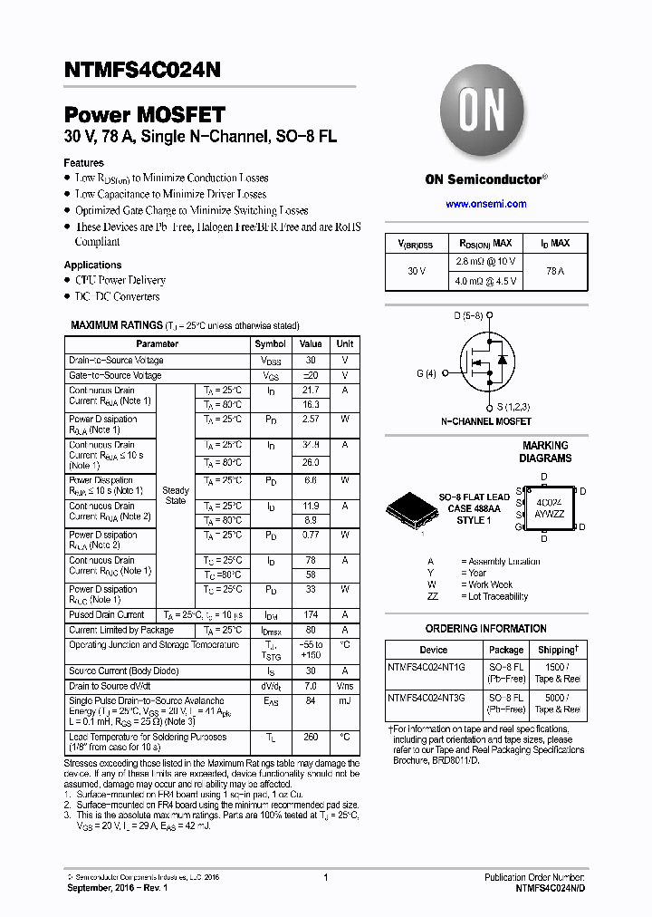 NTMFS4C024NT1G_9058188.PDF Datasheet
