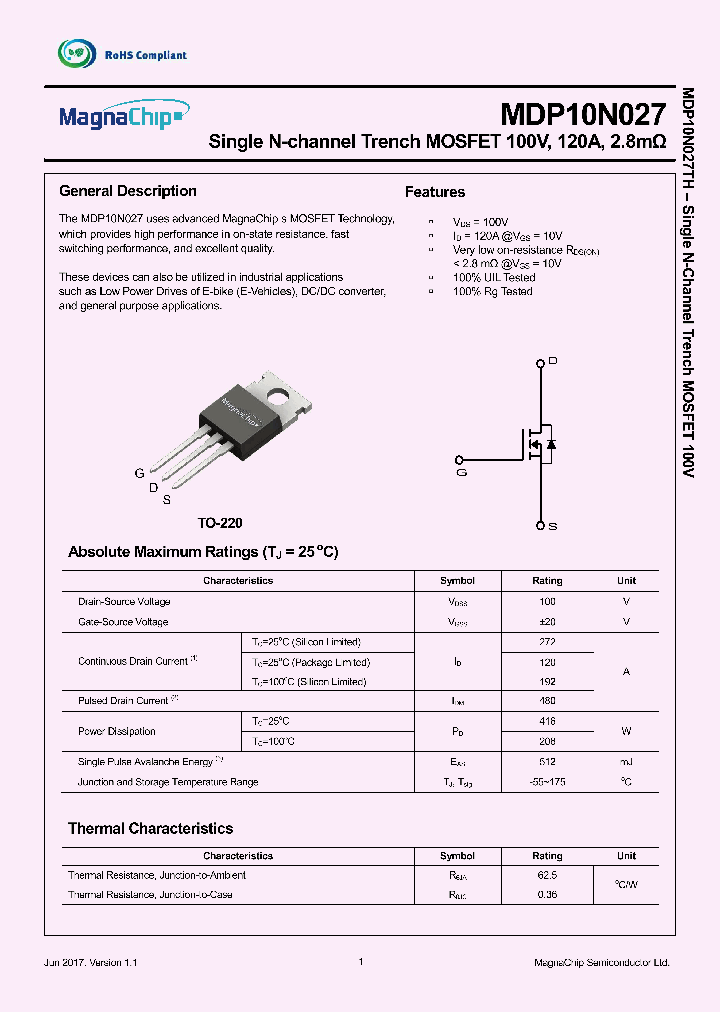 MDP10N027_9058230.PDF Datasheet