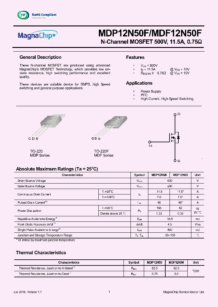 MDP12N50F_9058235.PDF Datasheet