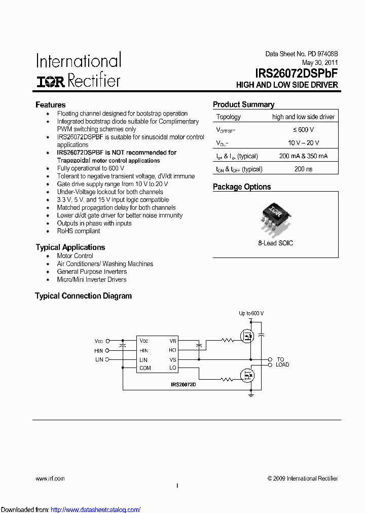 IRS26072DSPBF_9058371.PDF Datasheet
