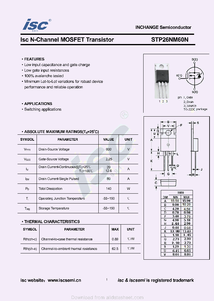 STP26NM60N_9058376.PDF Datasheet
