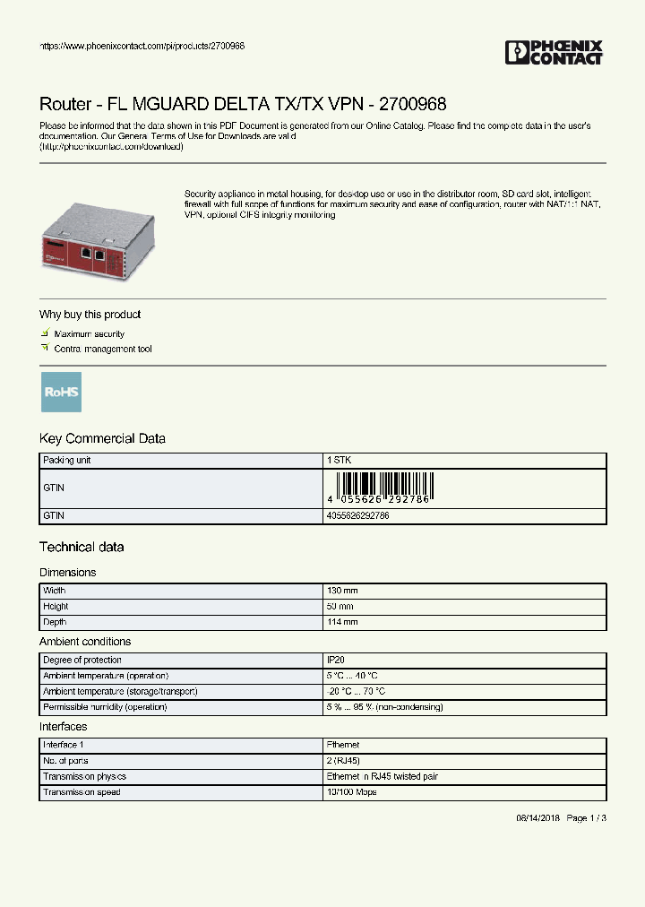 FL-MGUARD-DELTA-TX_9058664.PDF Datasheet