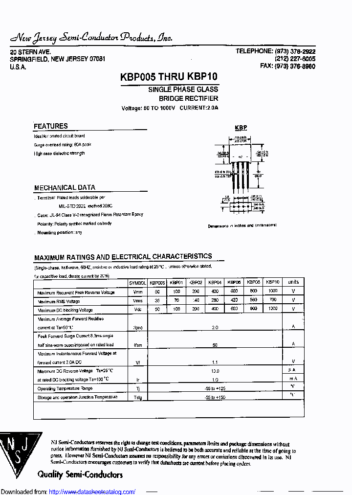 KBP005M_9058684.PDF Datasheet