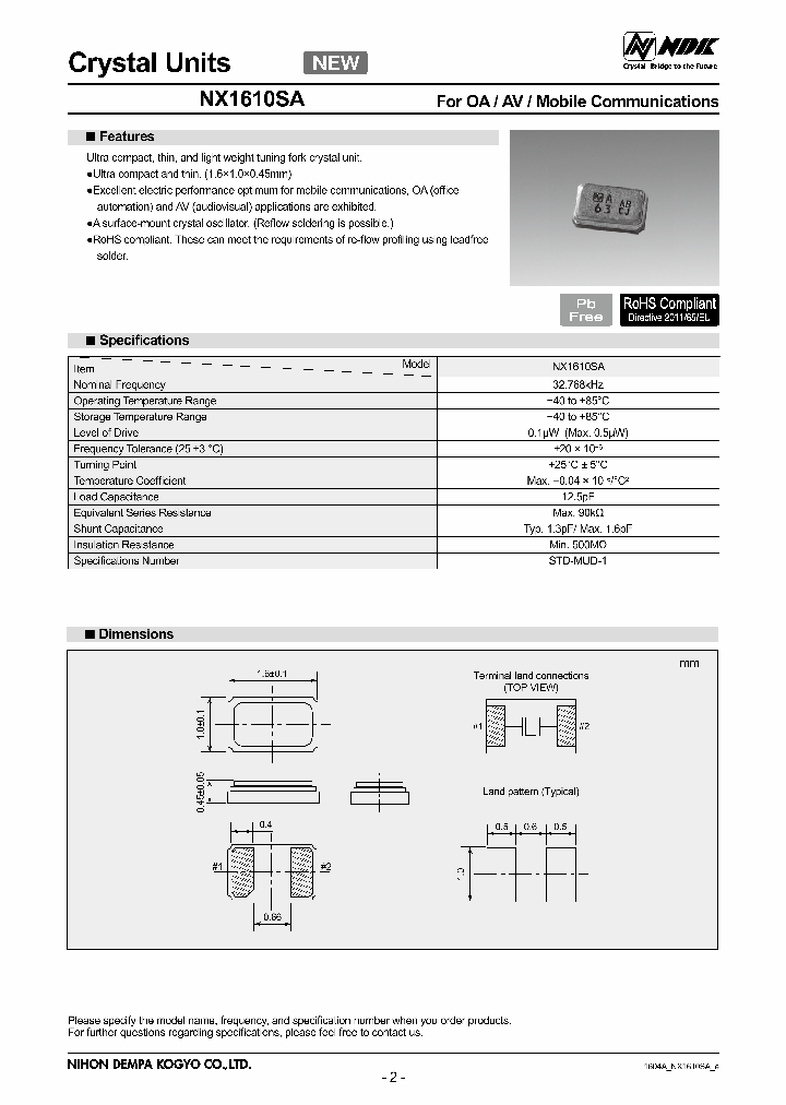 NX1610SA_9058765.PDF Datasheet