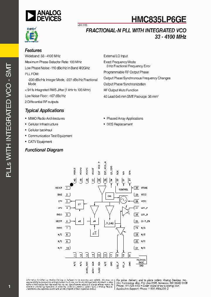 HMC835LP6GE_9059383.PDF Datasheet