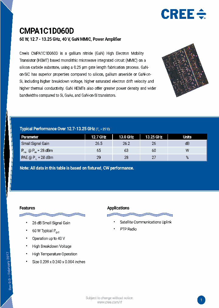 CMPA1C1D060D_9059496.PDF Datasheet