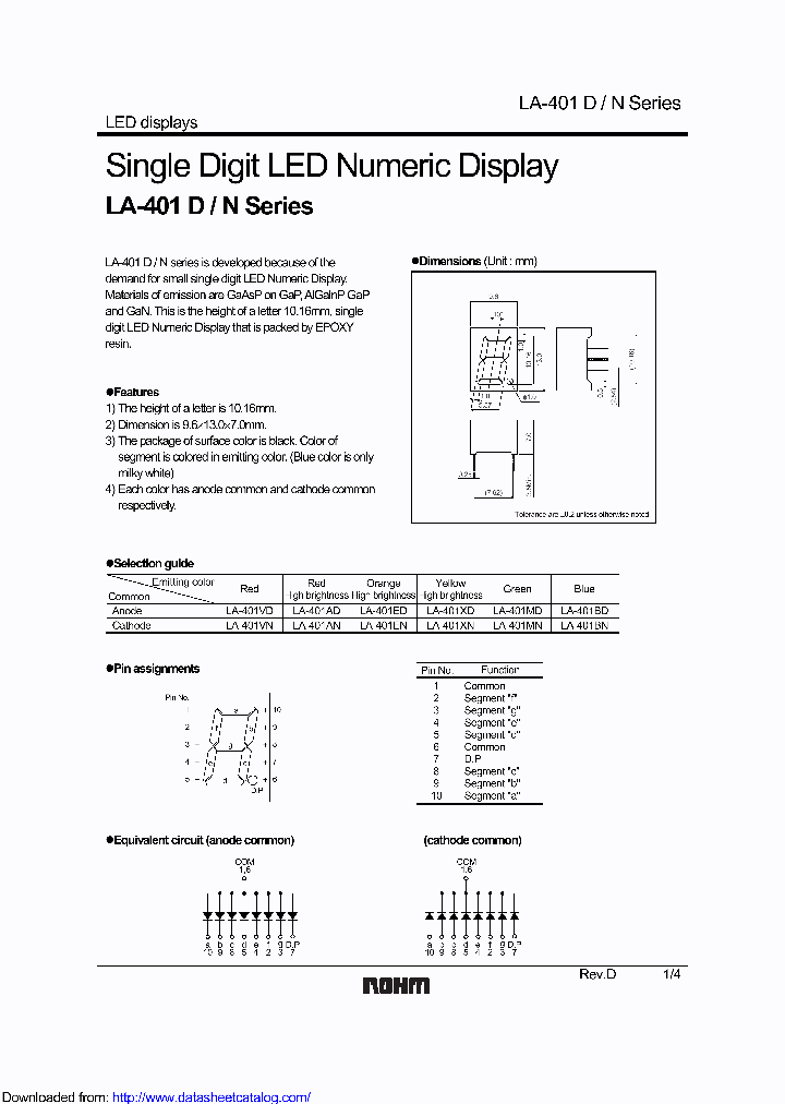LA-401XD_9059600.PDF Datasheet
