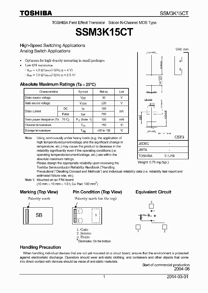 SSM3K15CT_9059962.PDF Datasheet