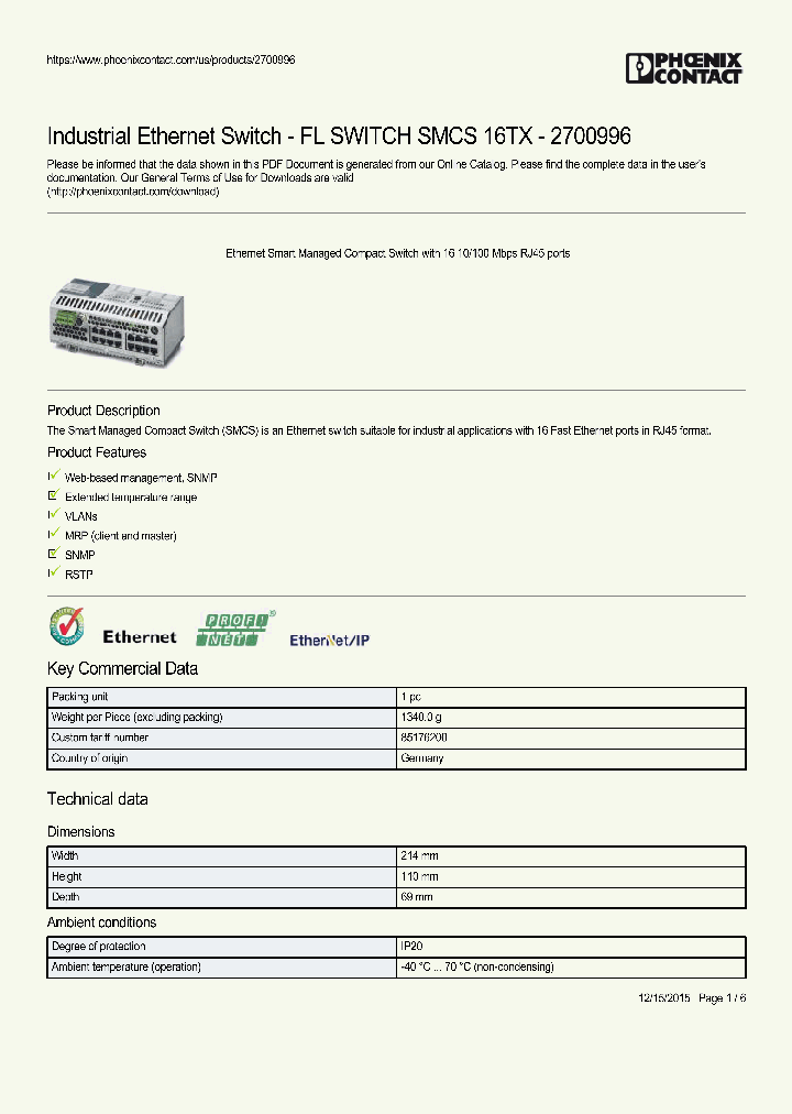 FL-SWITCH-SMCS-16TX_9059973.PDF Datasheet