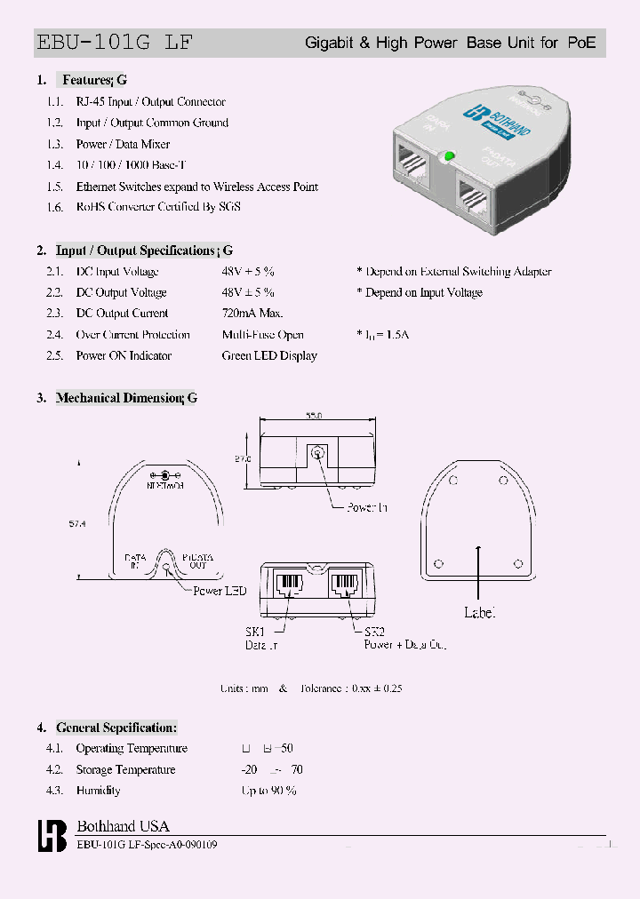 EBU-101G-LF_9060160.PDF Datasheet