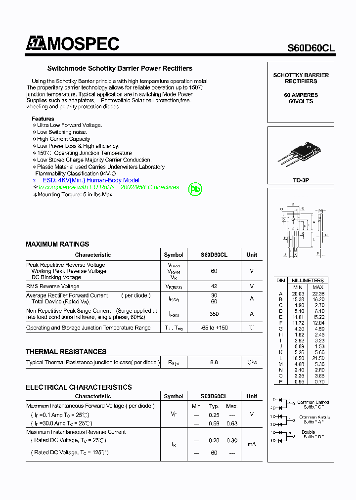 S60D60CL_9061431.PDF Datasheet