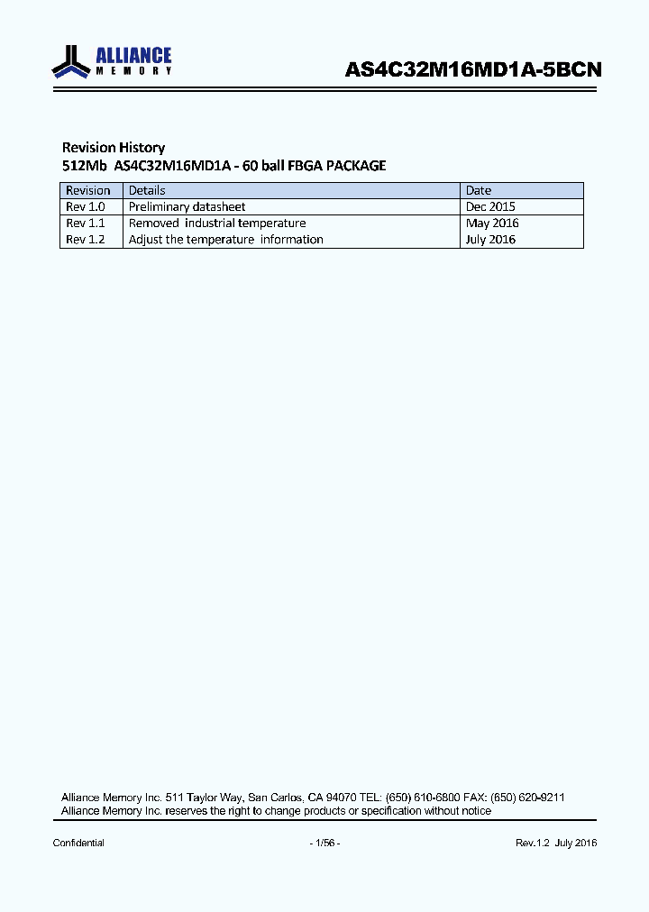 AS4C32M16MD1A_9061635.PDF Datasheet
