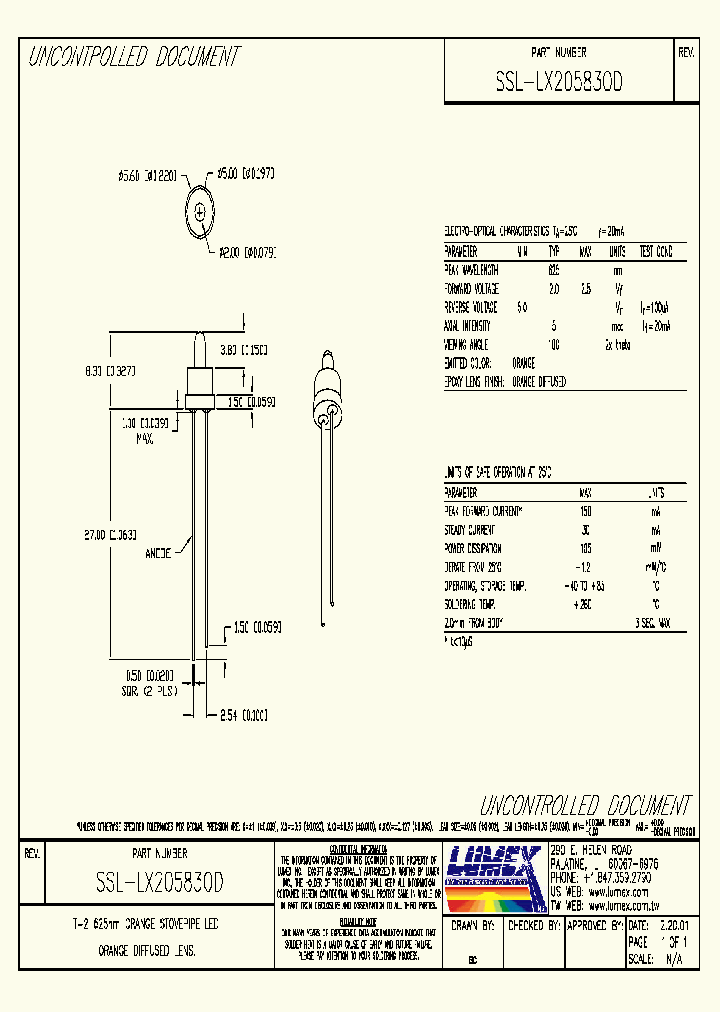 SSL-LX20583OD_9061808.PDF Datasheet