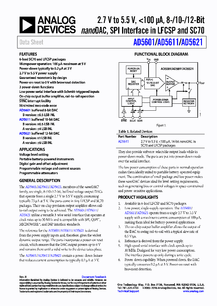 AD5611BKSZ-500RL7_9061896.PDF Datasheet