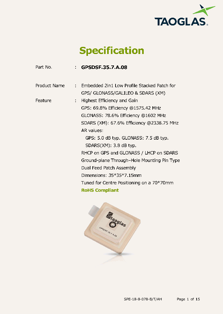 GPSDSF357A08_9062151.PDF Datasheet