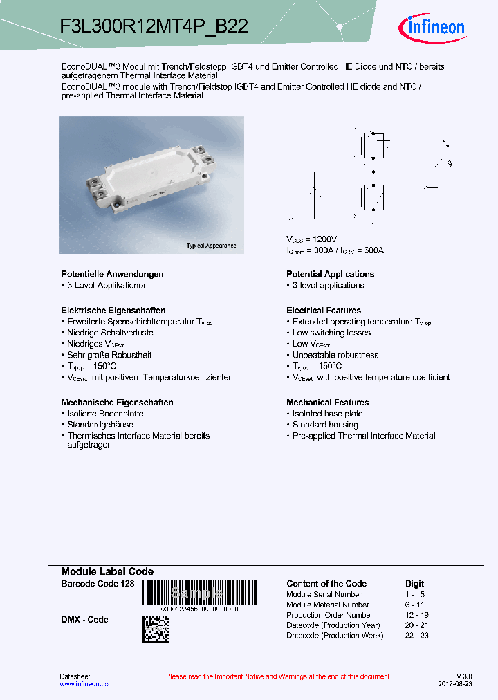 F3L300R12MT4P-B22_9062195.PDF Datasheet