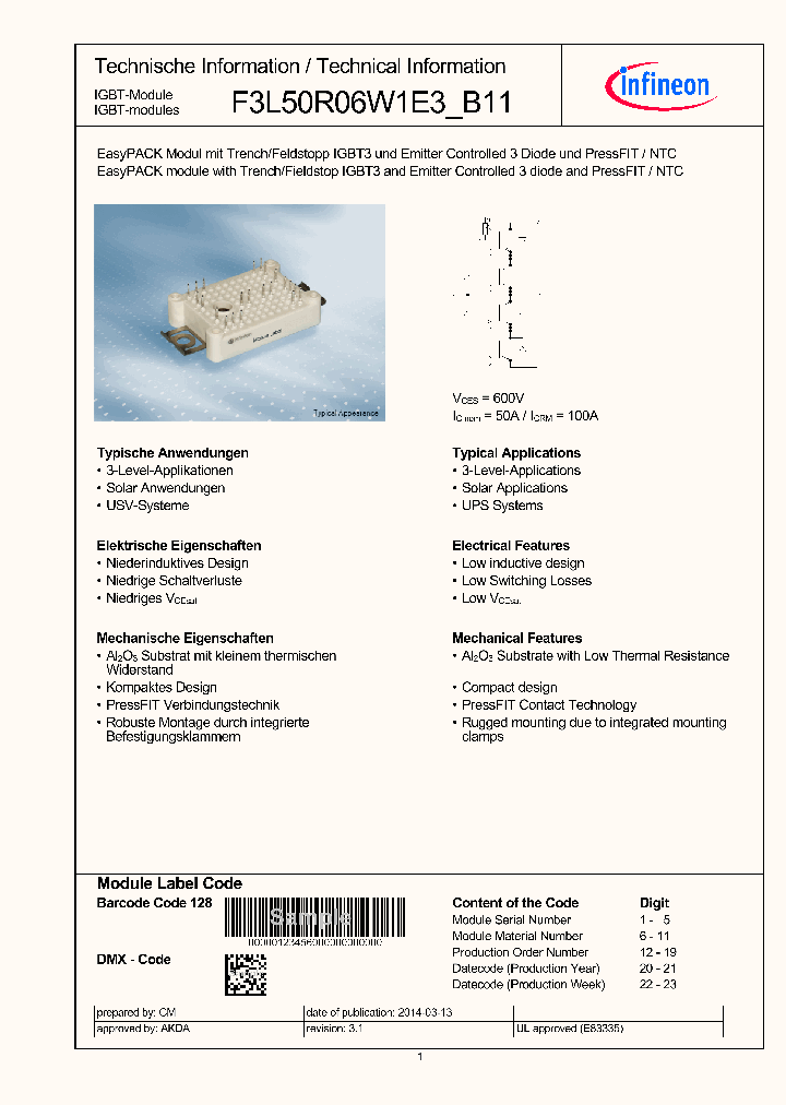 F3L50R06W1E3-B11_9062201.PDF Datasheet