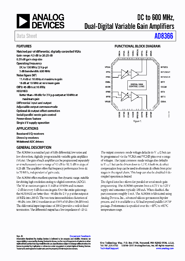 AD8366ACPZ-R7_9062267.PDF Datasheet