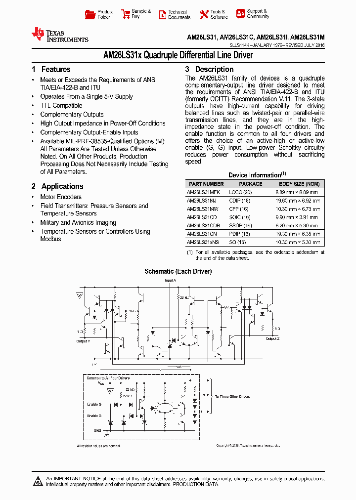 AM26LS31CDBRE4_9062360.PDF Datasheet