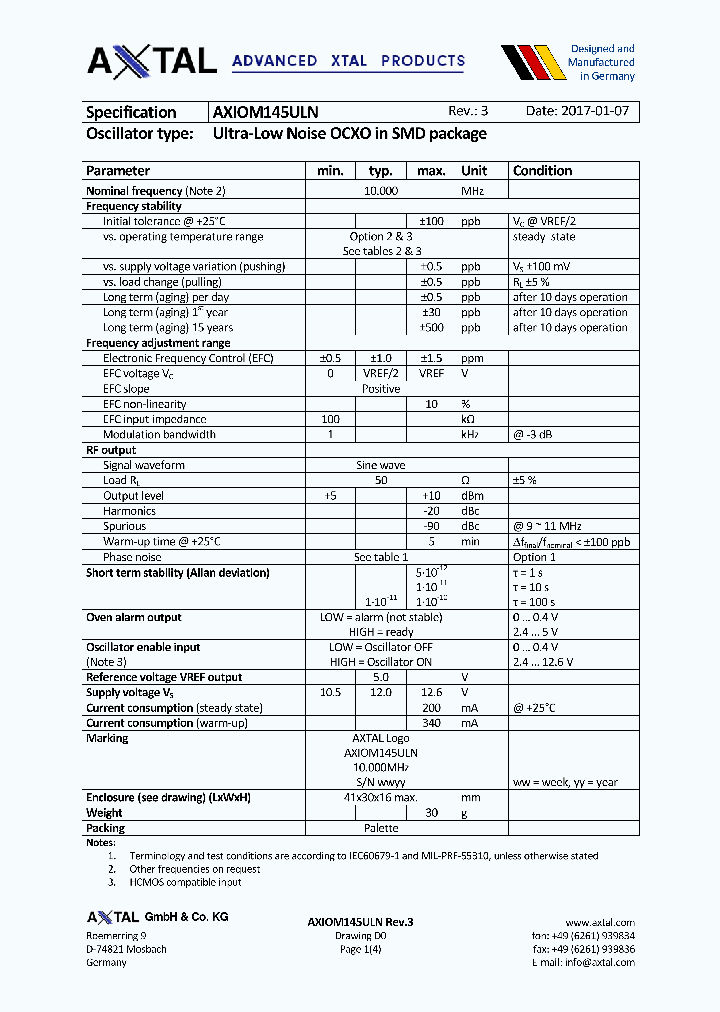 AXIOM145ULN_9062623.PDF Datasheet