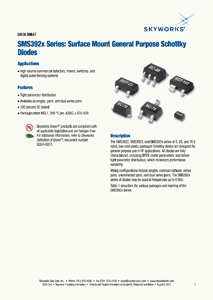 SMS3922_9062821.PDF Datasheet