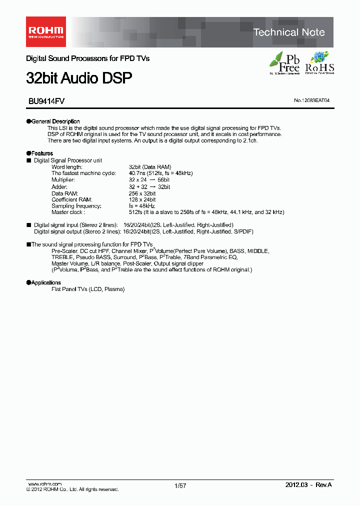 BU9414FV-E2_9063172.PDF Datasheet