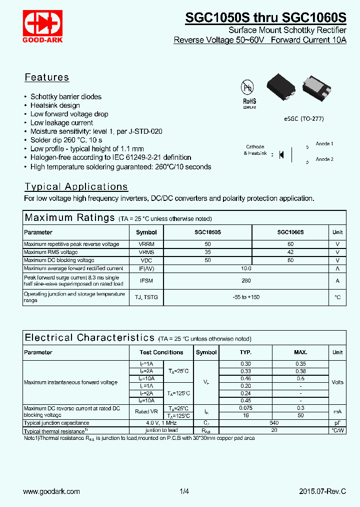 SGC1050S-15_9063306.PDF Datasheet