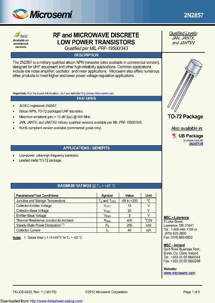 2N2857E3_9063715.PDF Datasheet