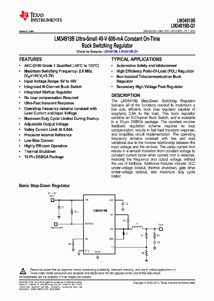 LM34919BQTLNOPB_9064068.PDF Datasheet