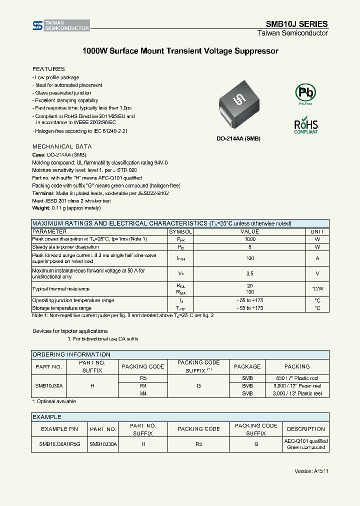 SMB10J_9064146.PDF Datasheet