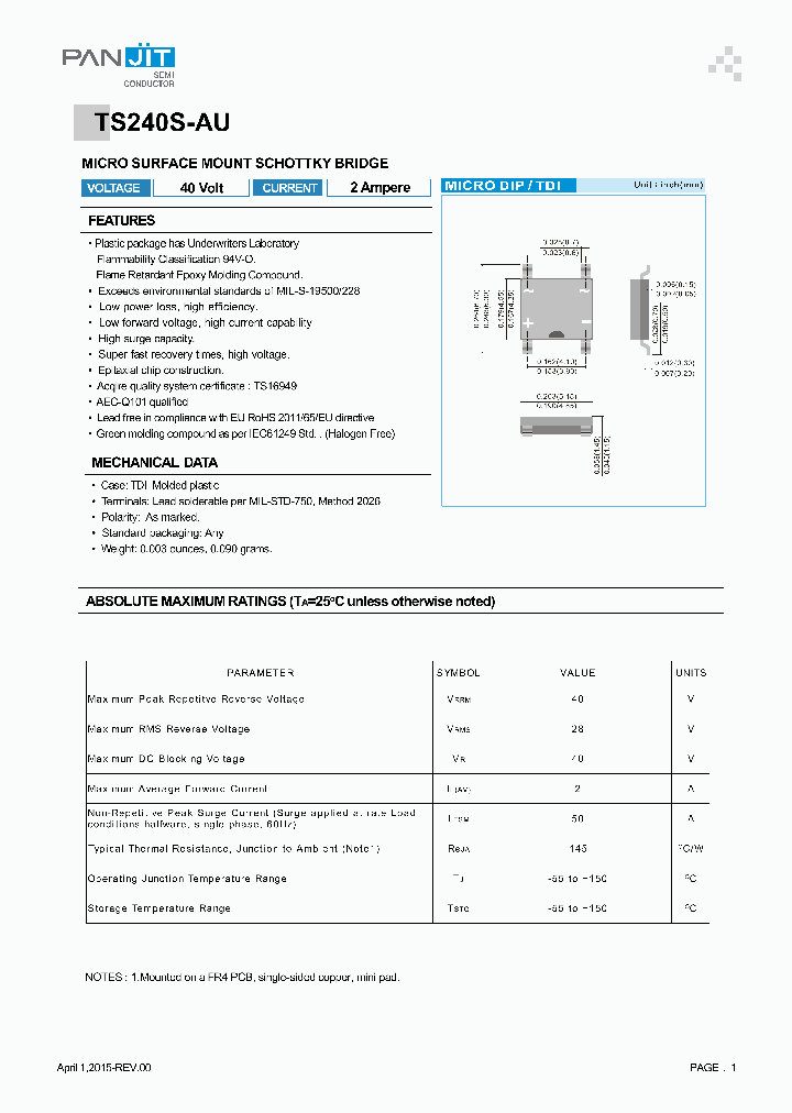 TS240S-AU_9064676.PDF Datasheet