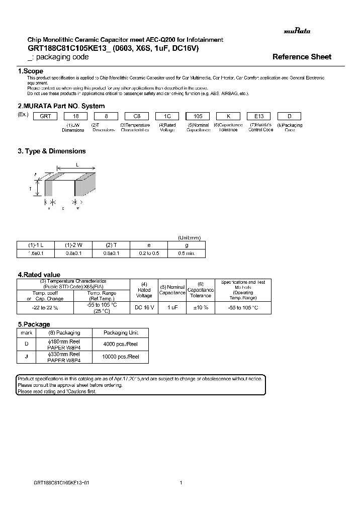 GRT188C81C105KE13_9064863.PDF Datasheet