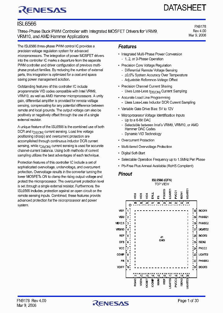 ISL6566CRZR5184_9065452.PDF Datasheet