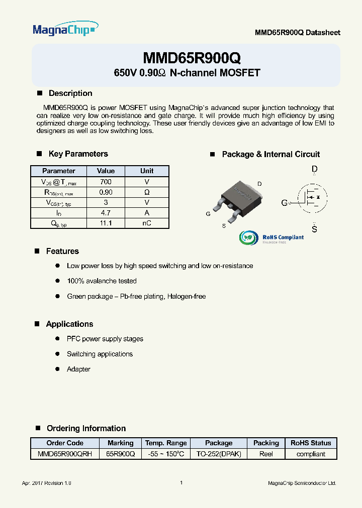 MMD65R900QRH_9066211.PDF Datasheet