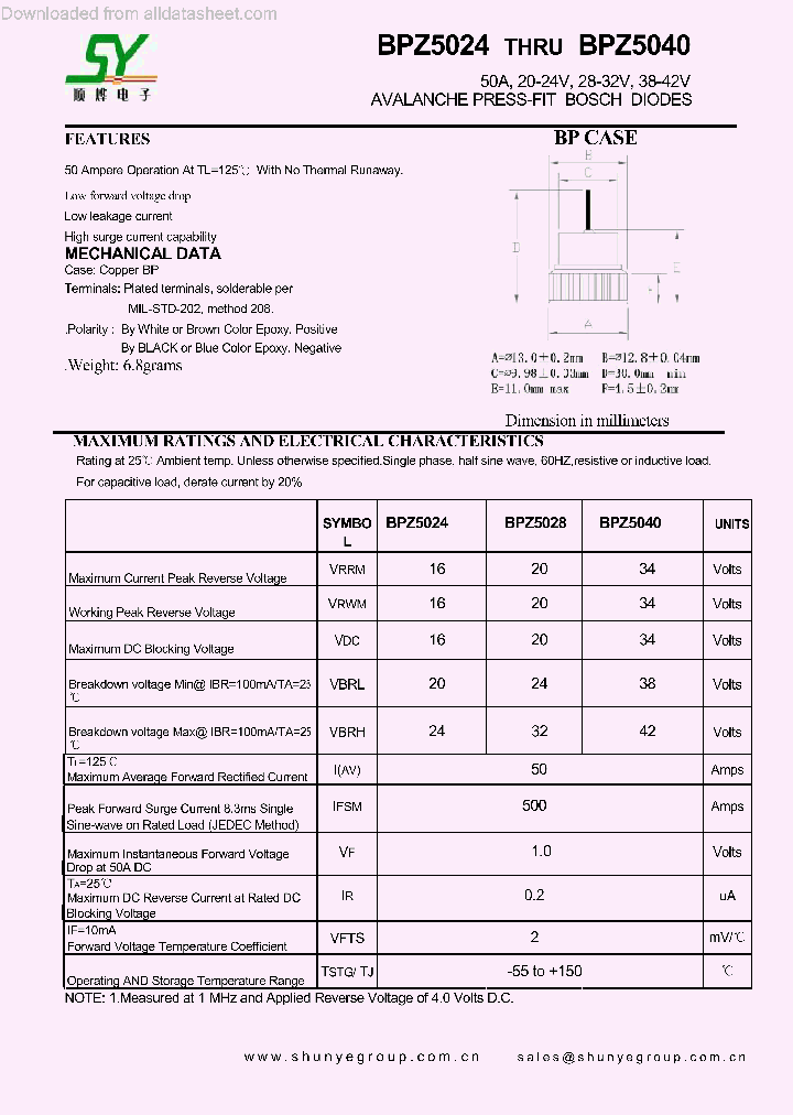 BPZ5024_9066410.PDF Datasheet