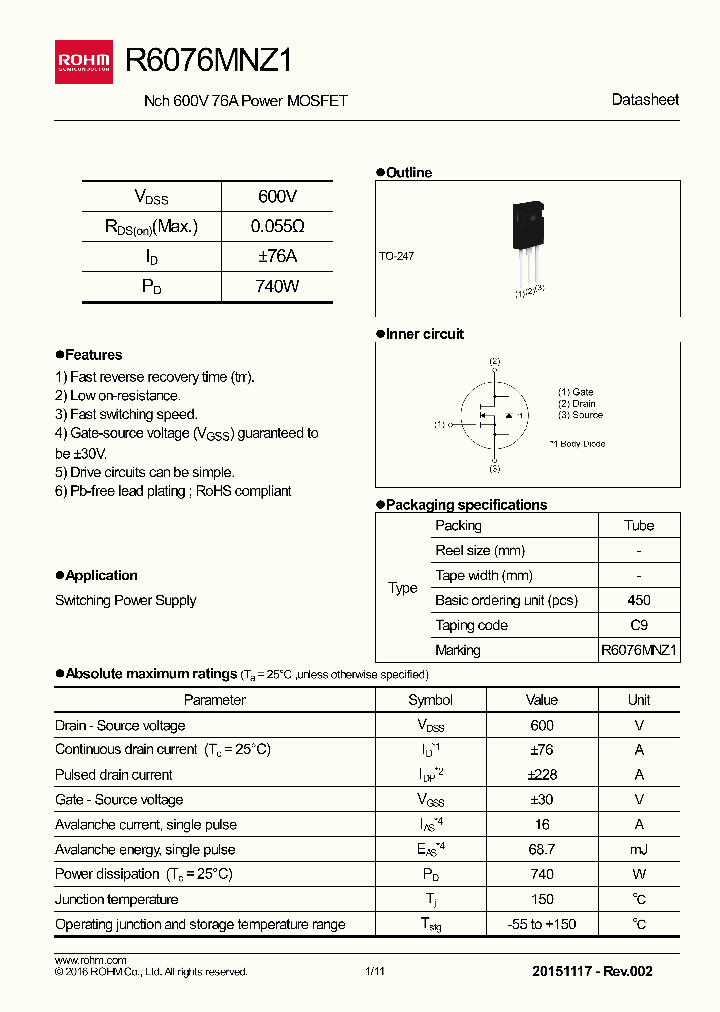R6076MNZ1_9066939.PDF Datasheet