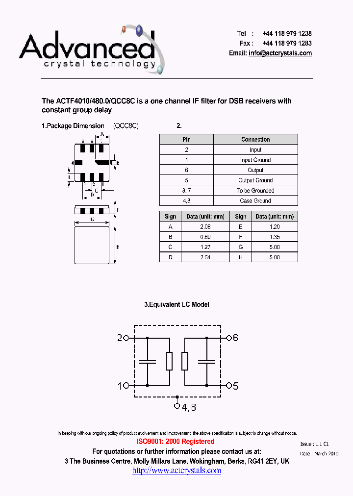 ACTF4010_9067040.PDF Datasheet