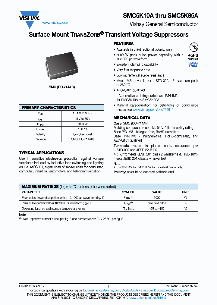 SMC5K10A_9067639.PDF Datasheet