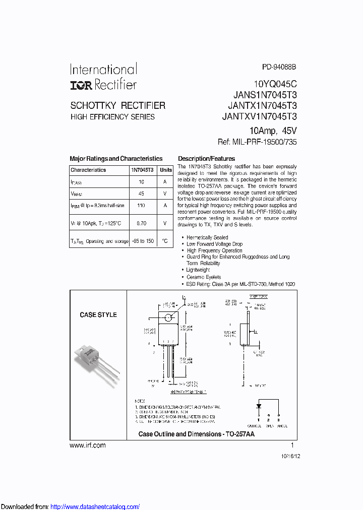 JANTX1N7045T3_9068430.PDF Datasheet