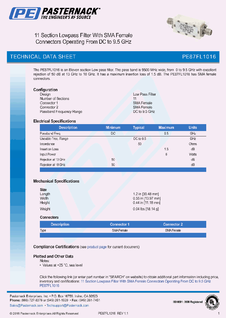 PE87FL1016_9068607.PDF Datasheet