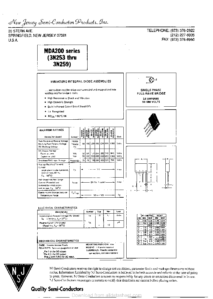 MDA210_9068794.PDF Datasheet