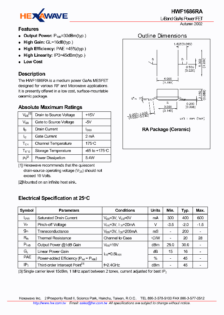 HWF1686RA_9069208.PDF Datasheet