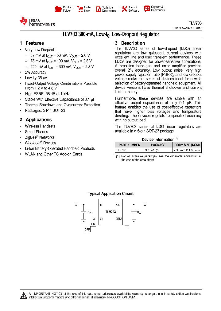 TLV70327DBVR_9069650.PDF Datasheet